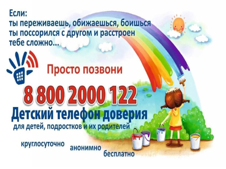 Детский телефон доверия. Детский телефон доверия.